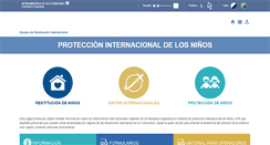 Desktop Screenshot of menores.gov.ar